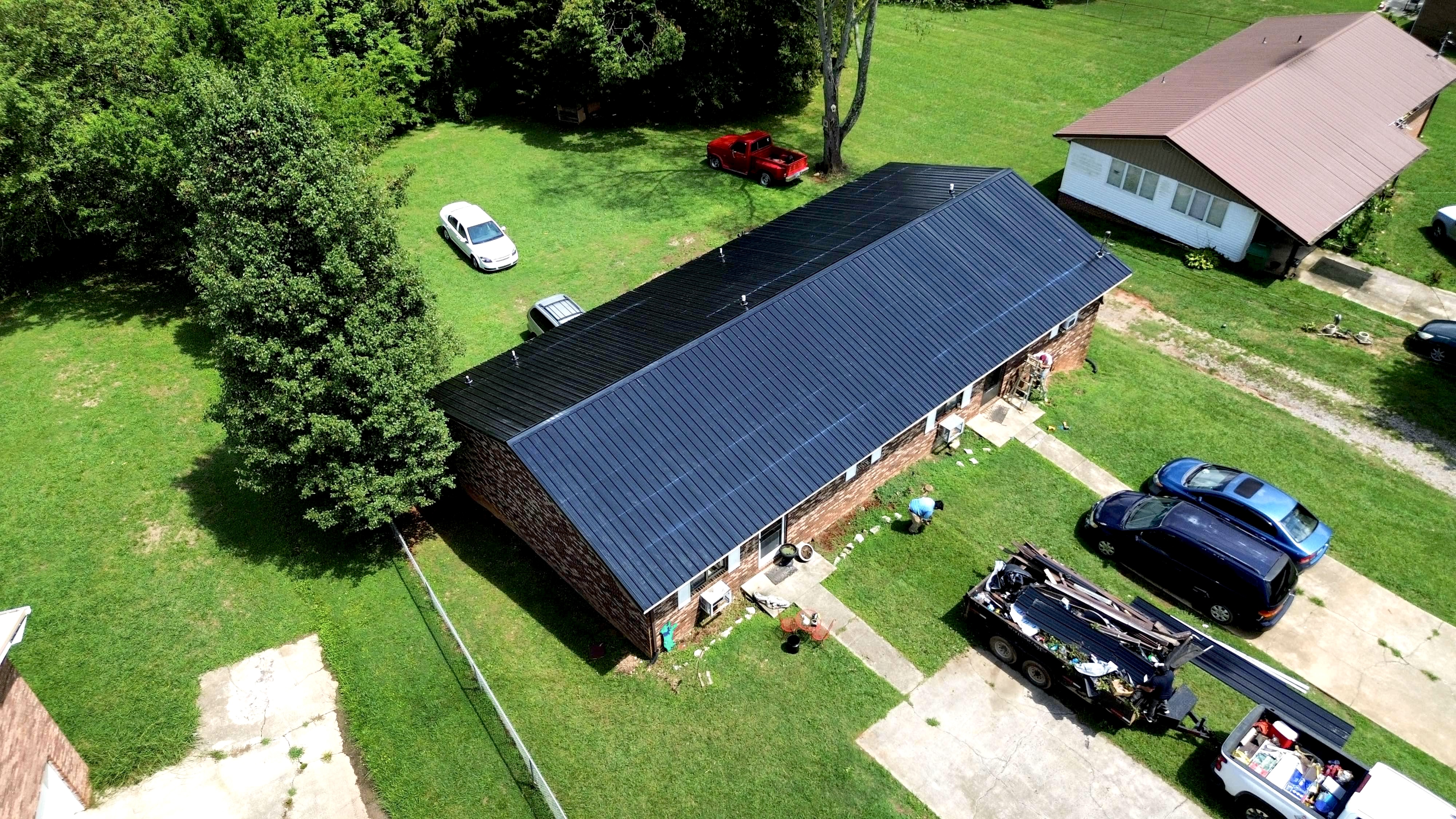 A Fresh Start with a Black Metal Roof on Morristown, TN Complex