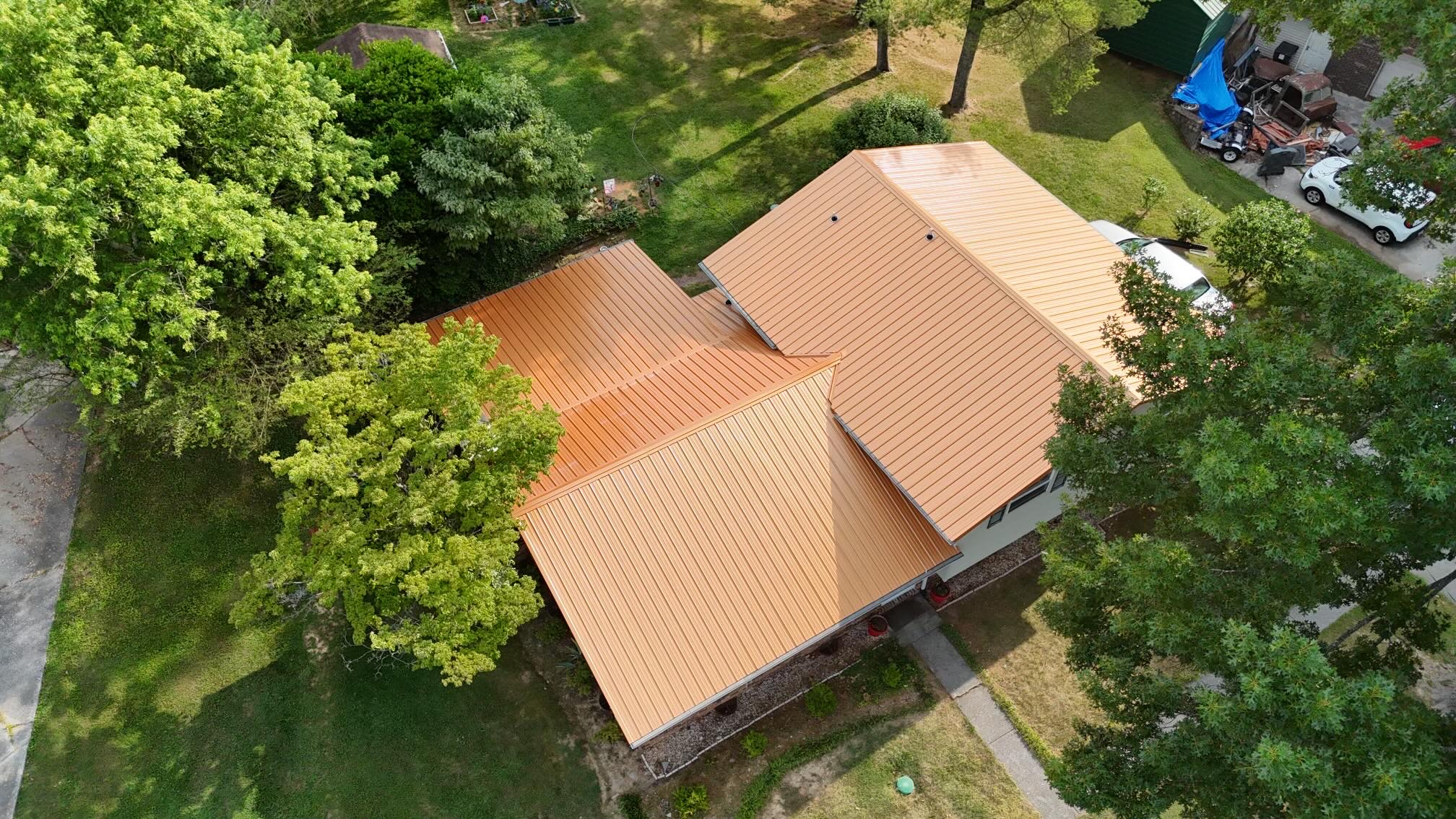 A Glimpse into Our Copper Metal Roofing Project in Morristown, TN